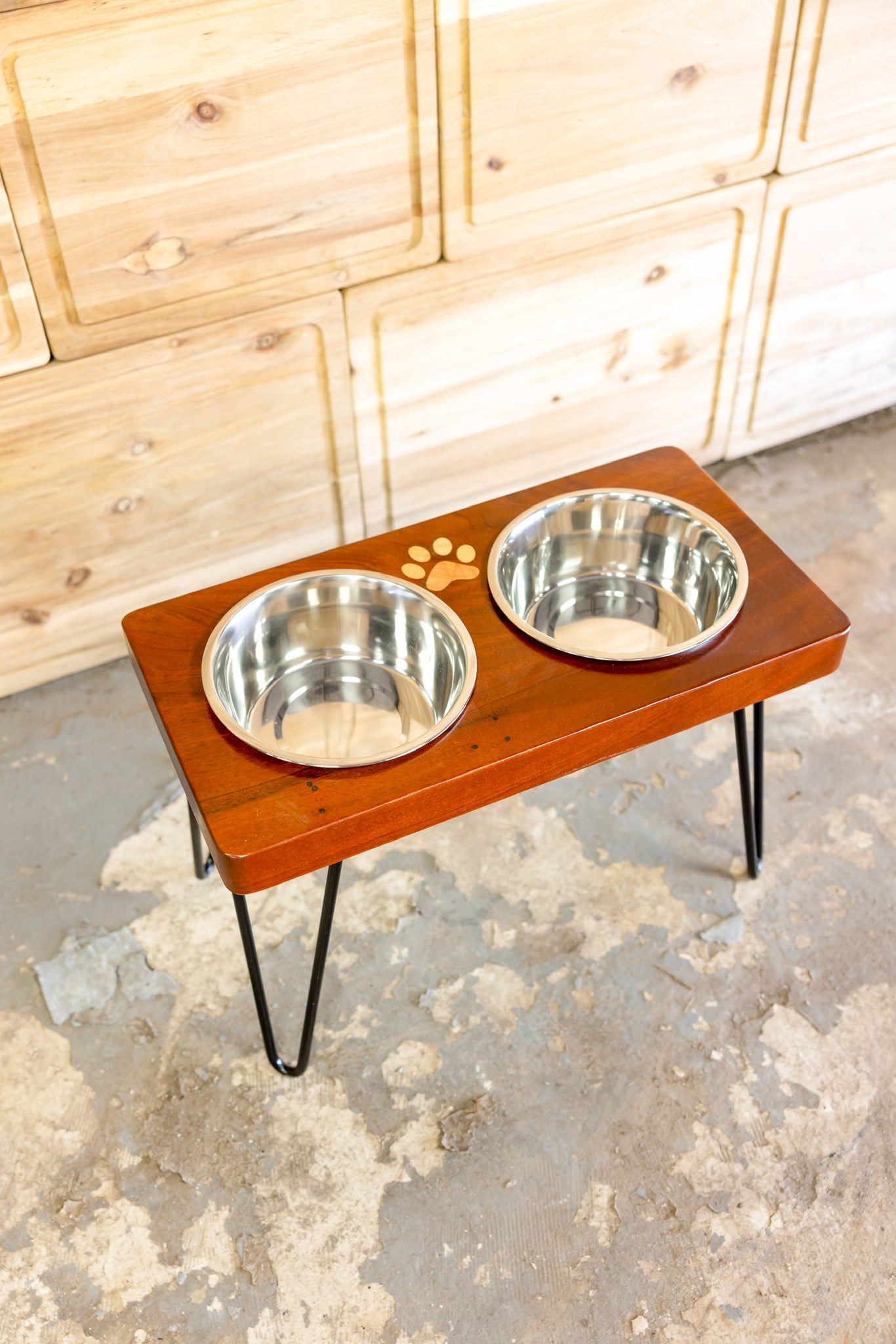 Two Steppin' Small Dog Feeding Station