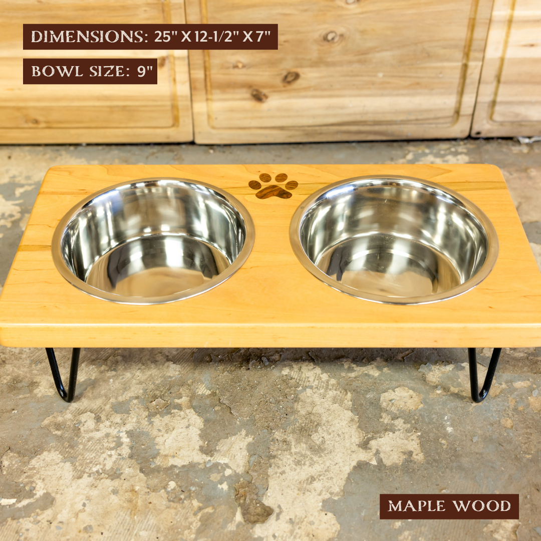 Two Steppin' Mid-Size Dog Feeding Station