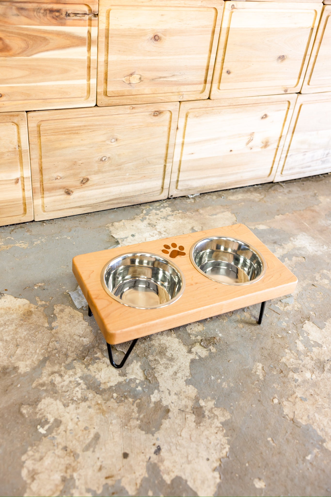 Two Steppin' Small Dog Feeding Station