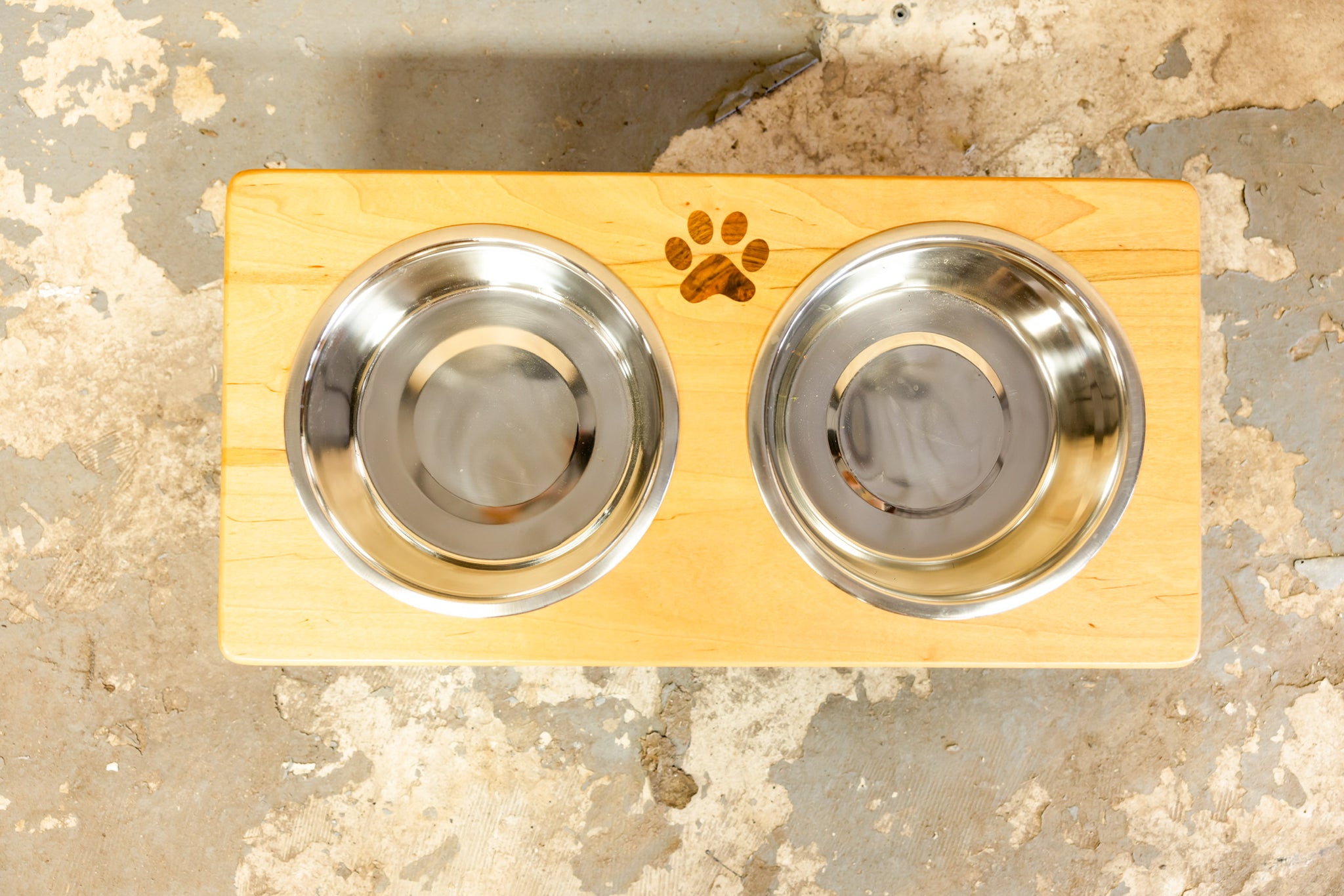 Two Steppin' Mid-Size Dog Feeding Station