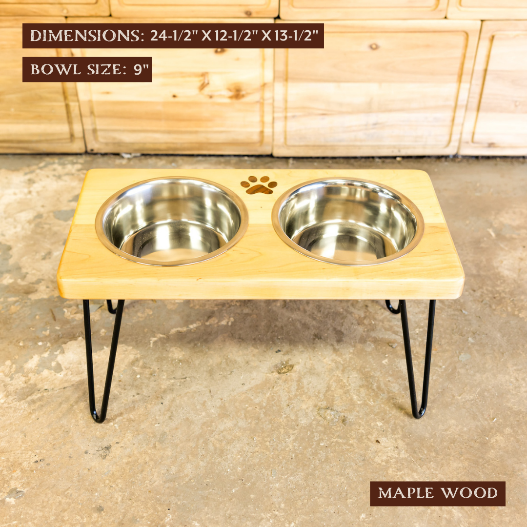 Two Steppin' Mid-Size Dog Feeding Station