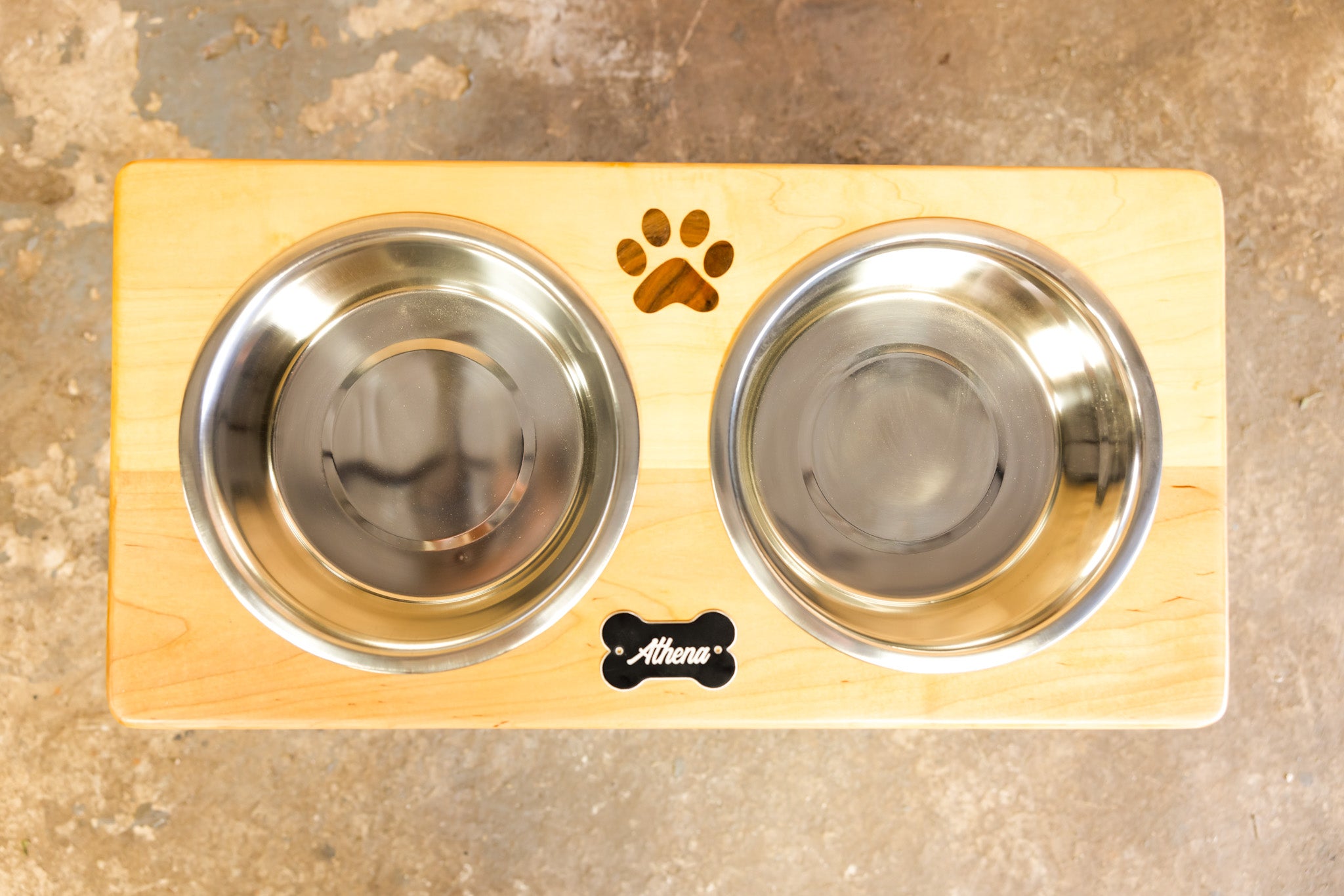 Two Steppin' Mid-Size Dog Feeding Station