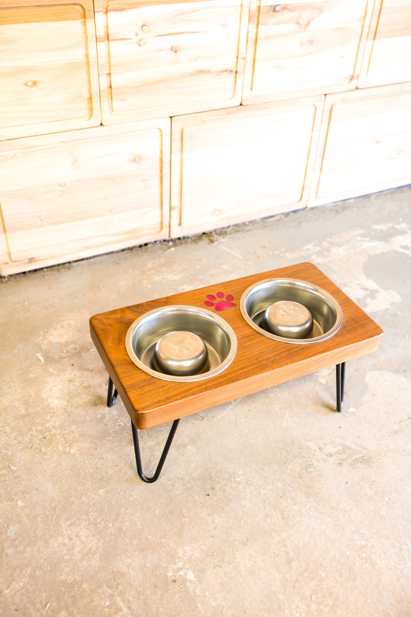 Two Steppin' Small Dog Feeding Station