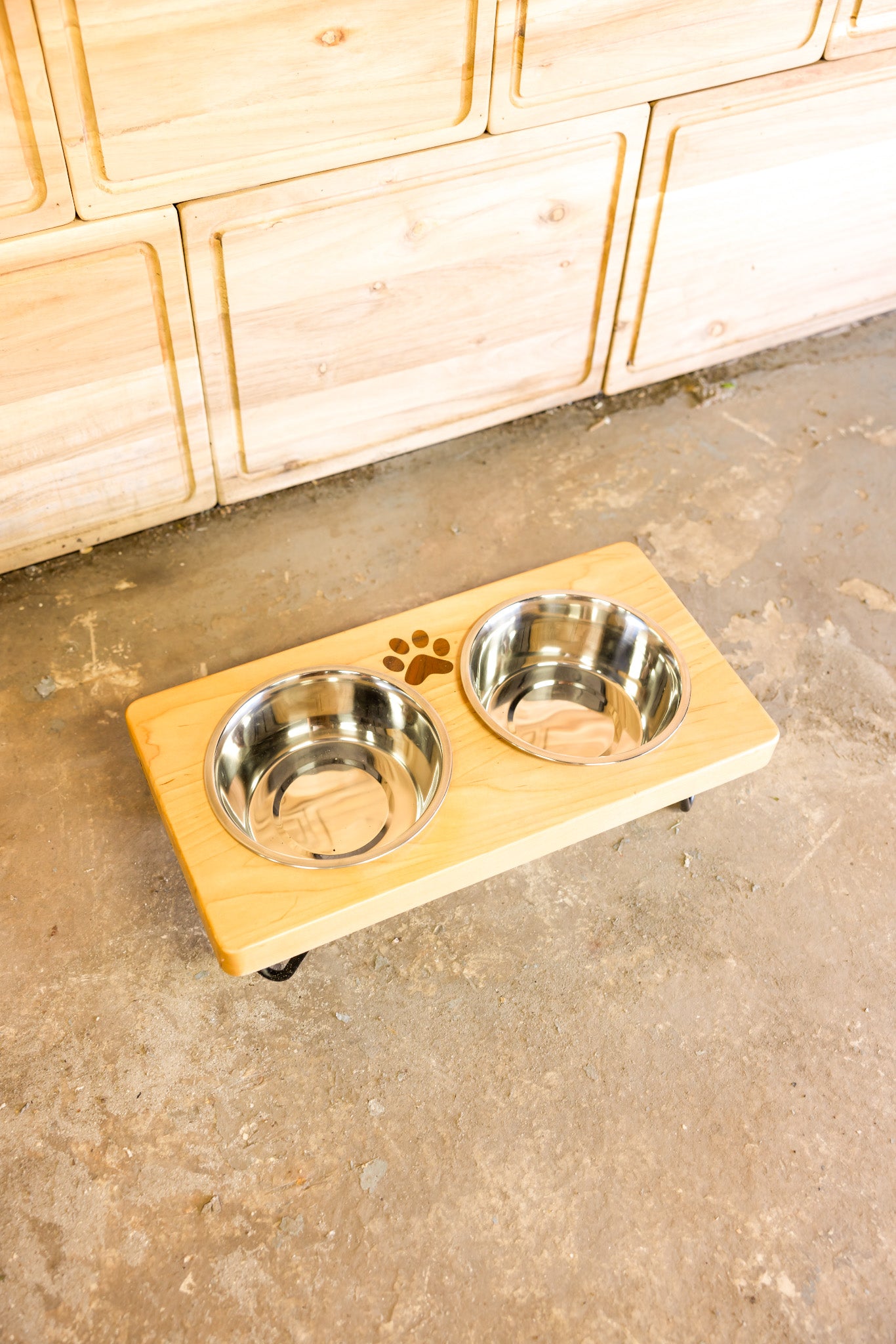 Two Steppin' Small Dog Feeding Station